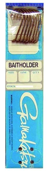 Gamakatsu Baitholder - Snell - #6 Bronze 10pk