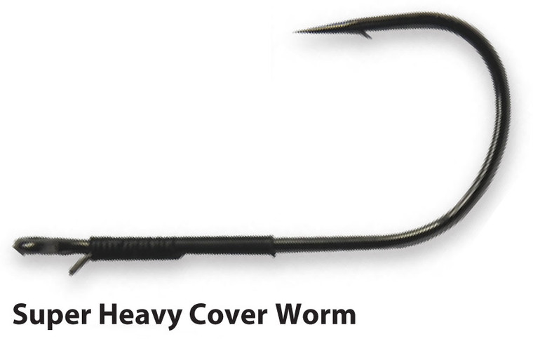 Gamakatsu Super HC Worm - 4/0 NSB 4pk