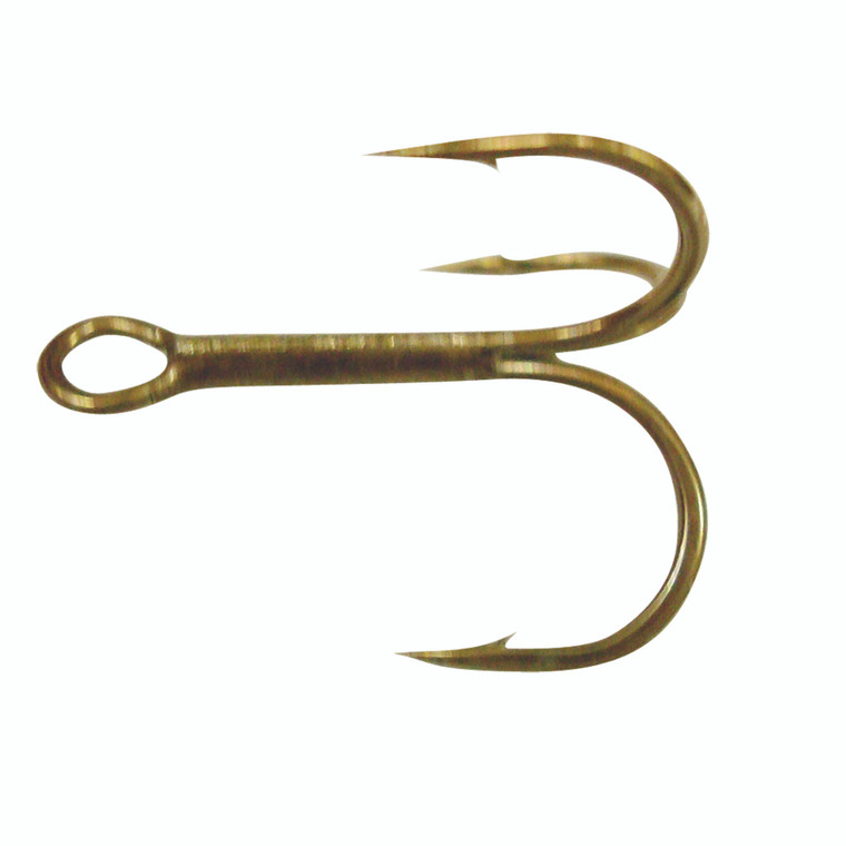 Gamakatsu Treble Round Bend - #4 Bronze 11pk