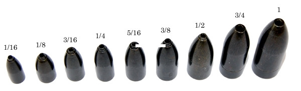 Gambler Rattle Weight - 1/4oz Brass 3pk