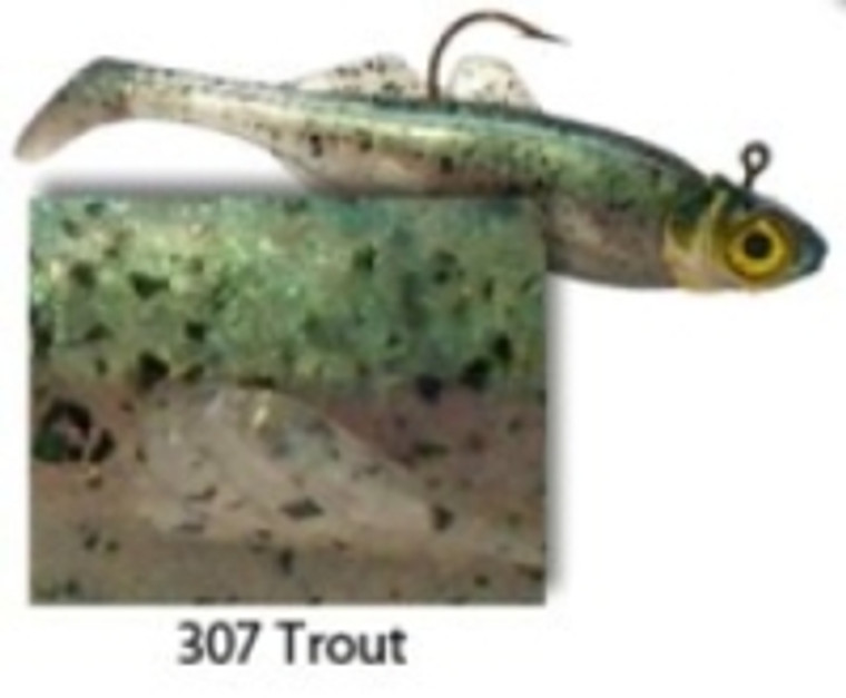 Gitzit Paddle Fry - Trout 1 Rigged 2 Bodies