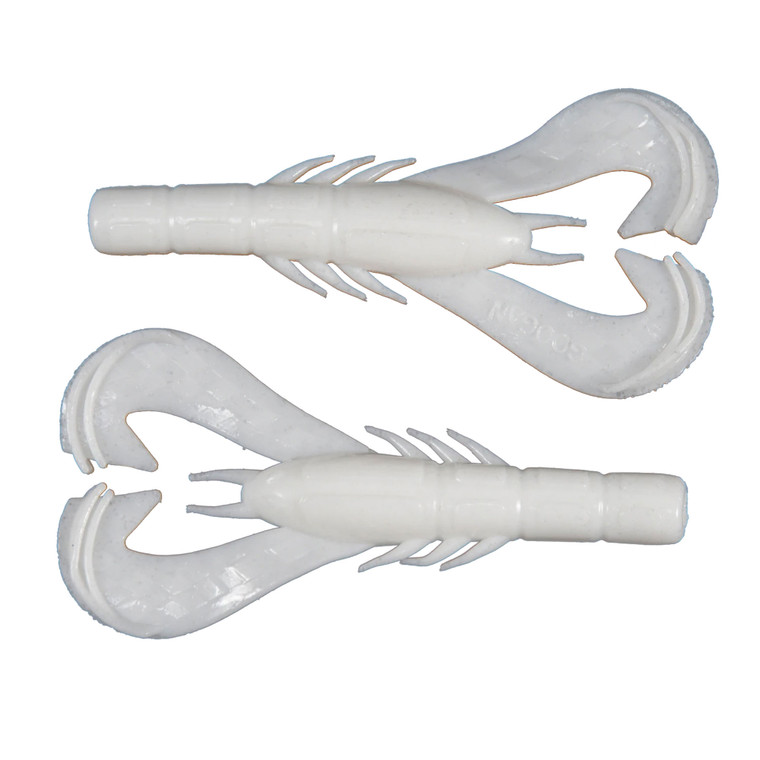Googan Krackin' Craw - 3'' Pearl 10pk