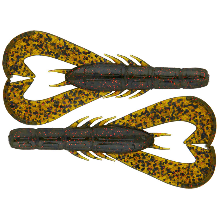 Googan Krackin' Craw - 4'' Watermelon Red Flake 7pk