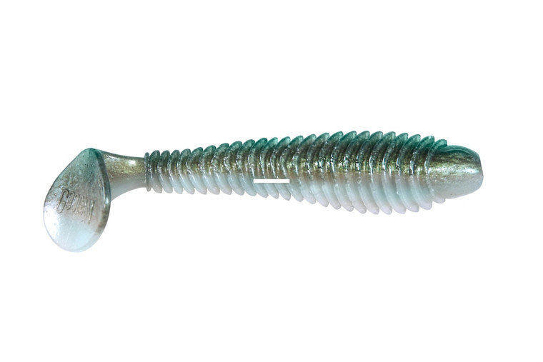 Googan Saucy Swimmer - 3.8'' Green Gizzard Shad