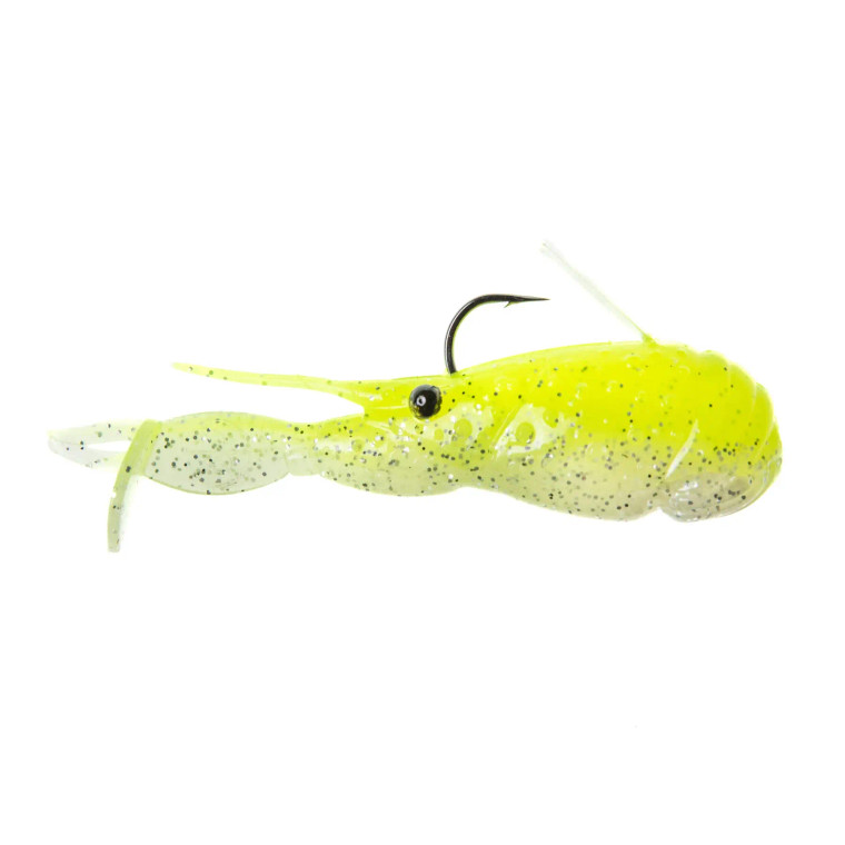 Googan Scuddle Bug - 4'' Chartreuse Pearl 1pk