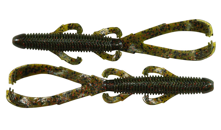 Googan Trench Hawg - 4.65'' Watermelon Red Fl 9pk