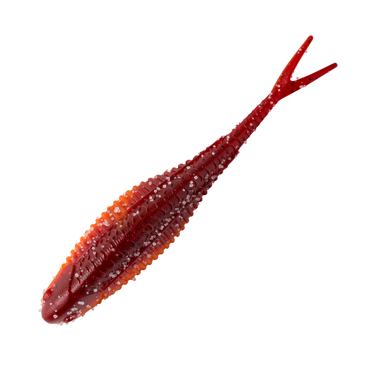 Great Lakes Finesse - Hover Minnow - 3.25'' Fire Craw 6pk