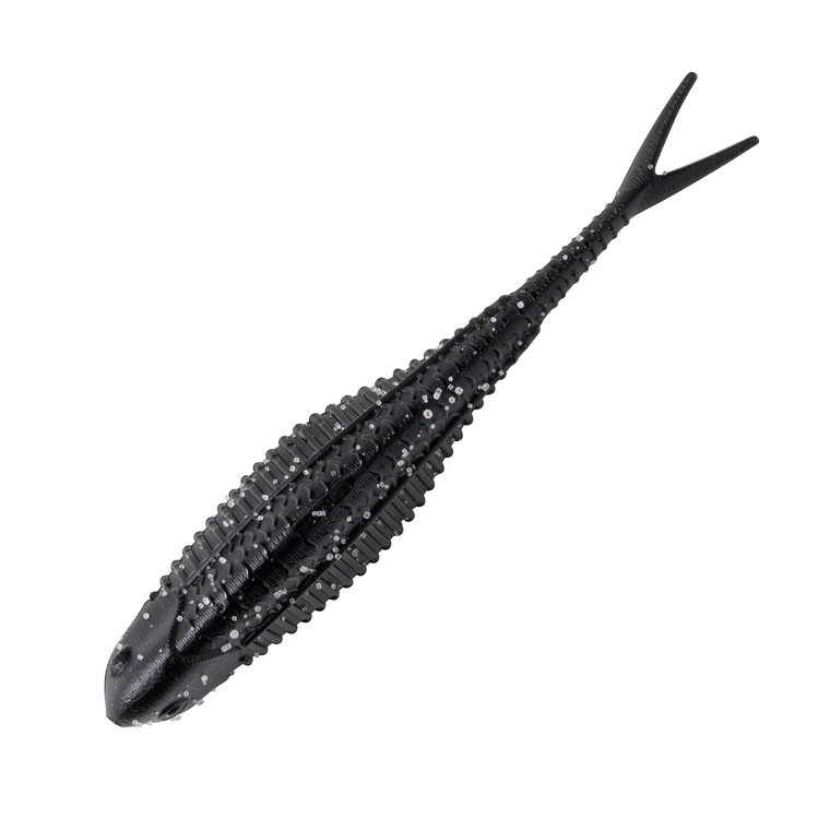 Great Lakes Finesse - Hover Minnow - 3.25'' Matte Black 6pk