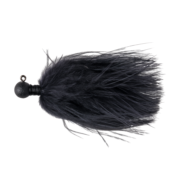 Great Lakes Finesse - Marabou Jig - 1/8oz Black