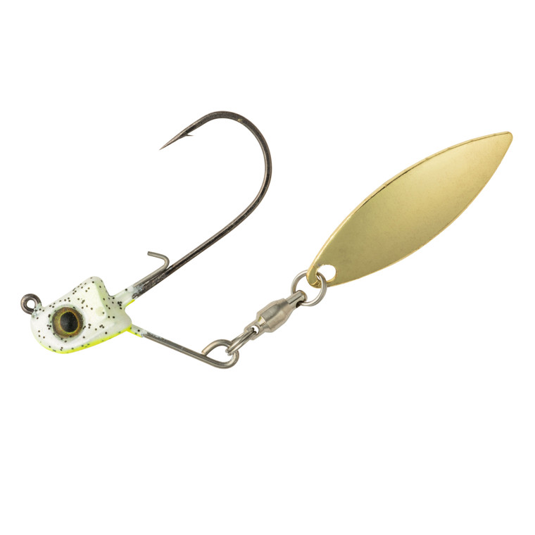 Great Lakes Finesse - Sneaky Underspin - 3/16oz 1.375'' ChtShadGldBld