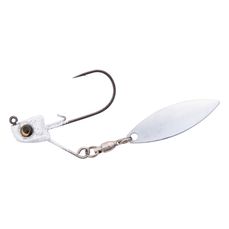 Great Lakes Finesse - Sneaky Underspin - 3/8oz 1.6875'' WhtShadSlv1pk