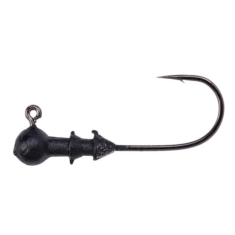 Great Lakes Finesse - Stealth Ball Jig - 1/16oz 1.25'' Matte Blk 3pk