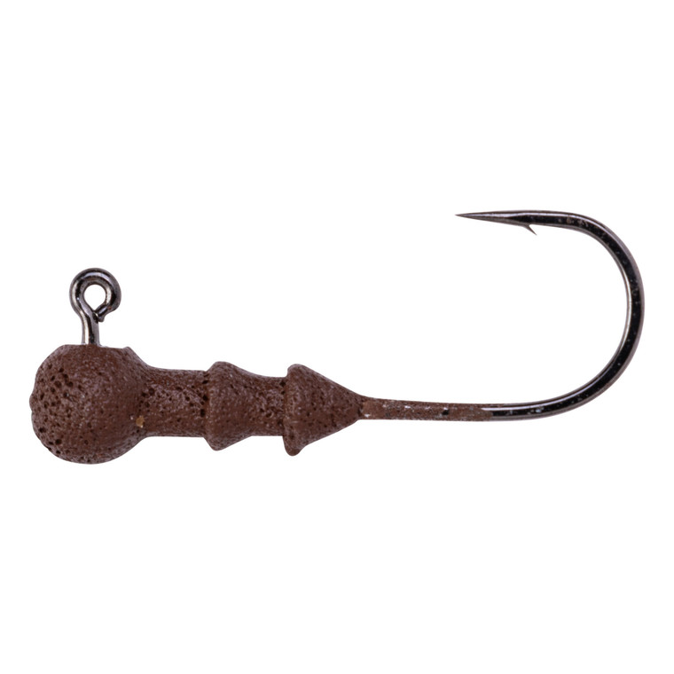 Great Lakes Finesse - Stealth Ball Jig - 1/16oz 1.25'' Matte Brn 3pk