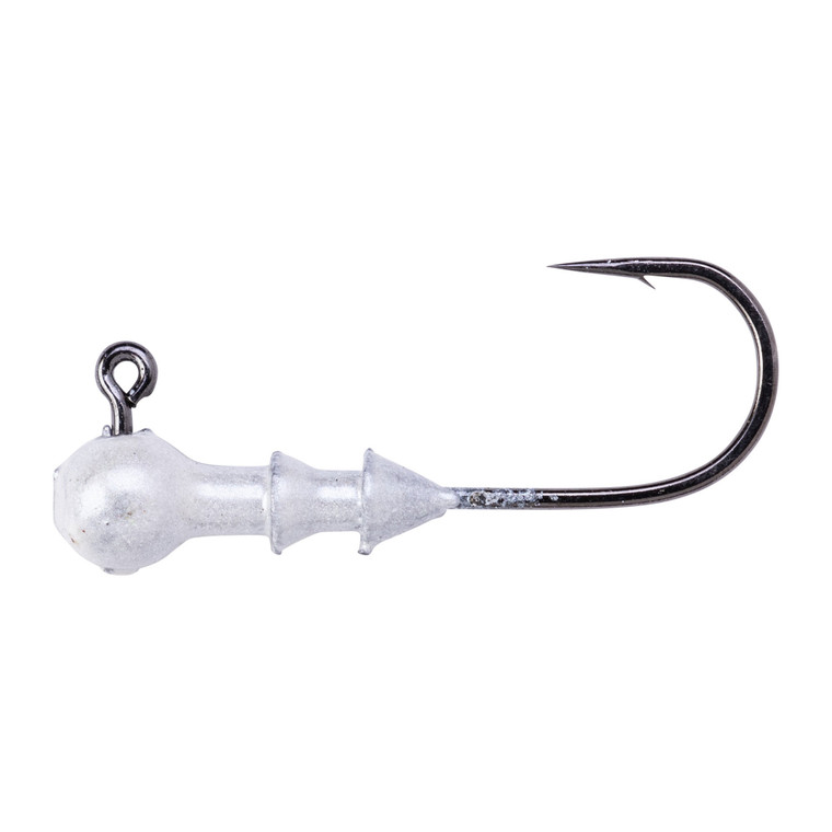 Great Lakes Finesse - Stealth Ball Jig - 1/16oz 1.25'' Pearl Wht 3pk