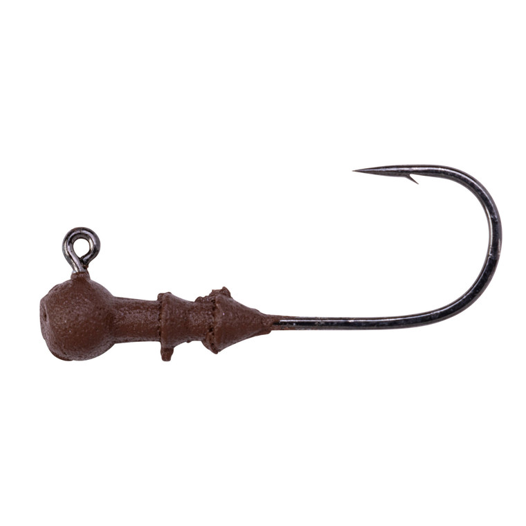 Great Lakes Finesse - Stealth Ball Jig - 1/16oz 1.33'' Matte Brn 3pk