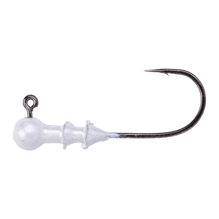 Great Lakes Finesse - Stealth Ball Jig - 1/16oz 1.33'' Pearl Wht 3pk