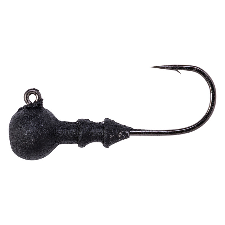 Great Lakes Finesse - Stealth Ball Jig - 1/8oz 1.25'' Matte Black 3pk