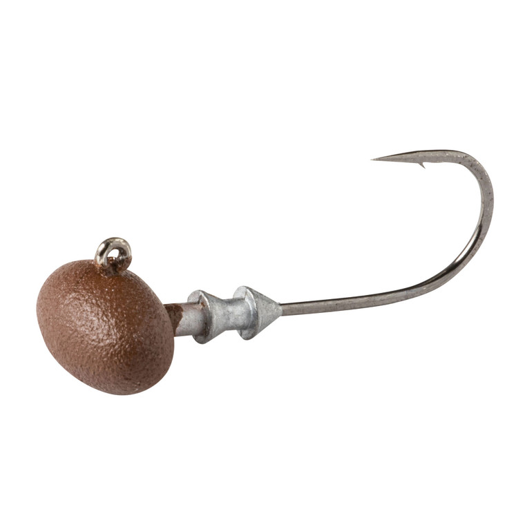 Great Lakes Finesse - Stealth FB Jighed - 1/4oz Matte Brown 3pk