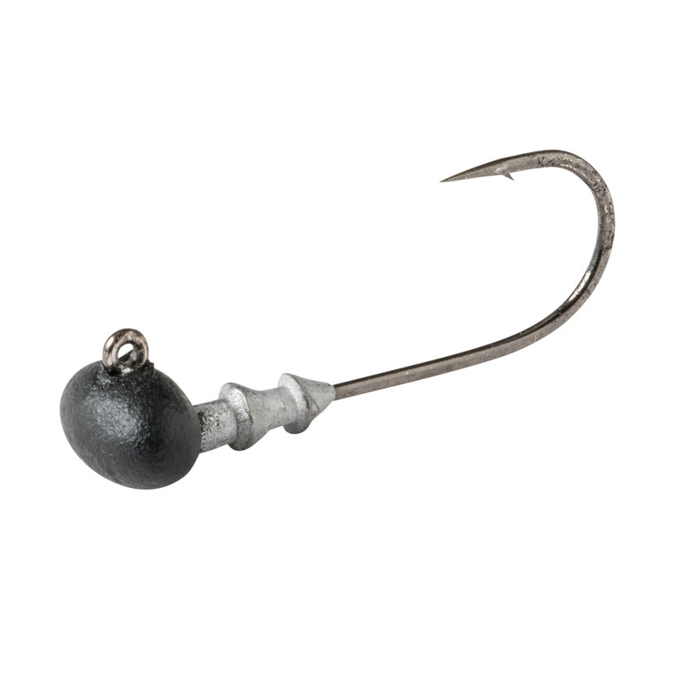 Great Lakes Finesse - Stealth FB Jighed - 1/8oz Matte Black 3pk