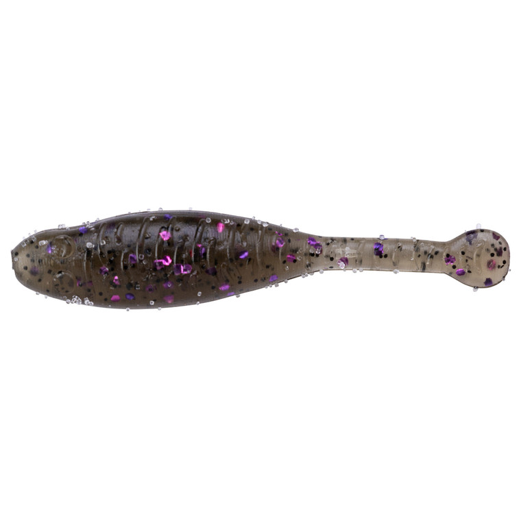 GreatLakes Finesse Flat Cat - 2.25'' SmkClrPurpleFlake8pk