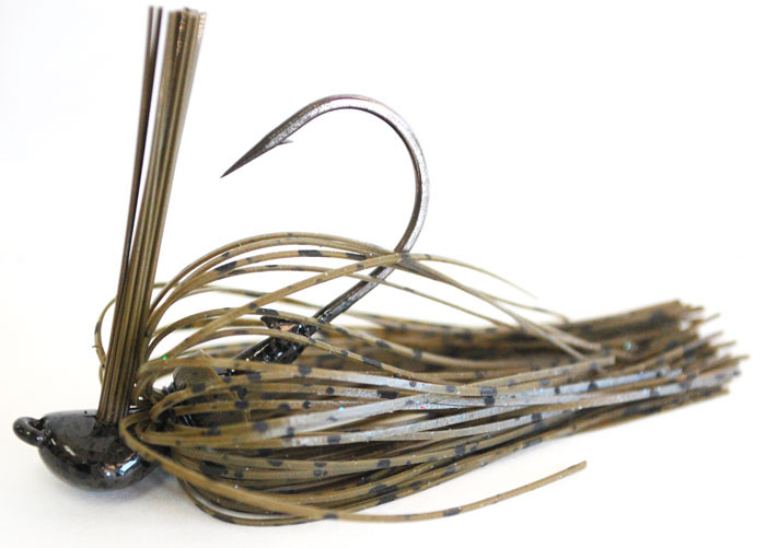 Greenfish Skipping Jig HD3/8 - Green Pumpkin
