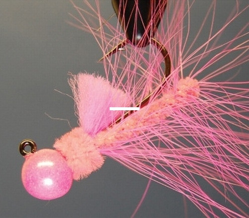 Hawken Aerojig - 1/4oz Hackle Pink/Peach 6pk
