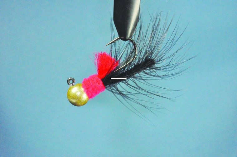 Hawken Aerojig - 1/8oz UV White/Pink/Black