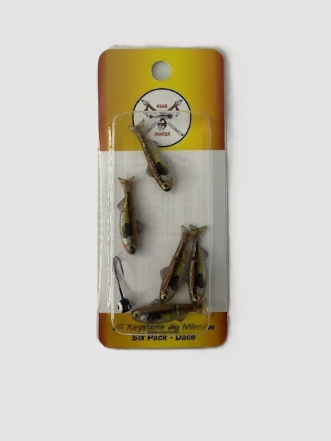 HeadHunter Keystone Minnow - 1/16oz Olive 6pk