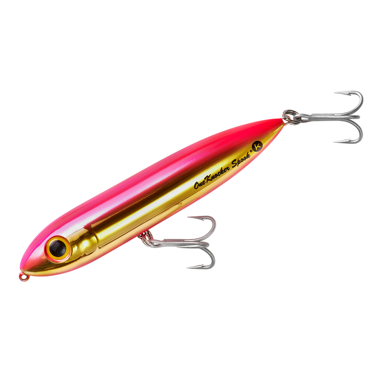 Heddon 1K Spook - 3/4oz 4.5'' Gold/Pink