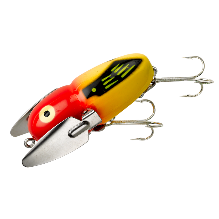 Heddon Crazy Crawler - 2.375'' Yellow Hornet
