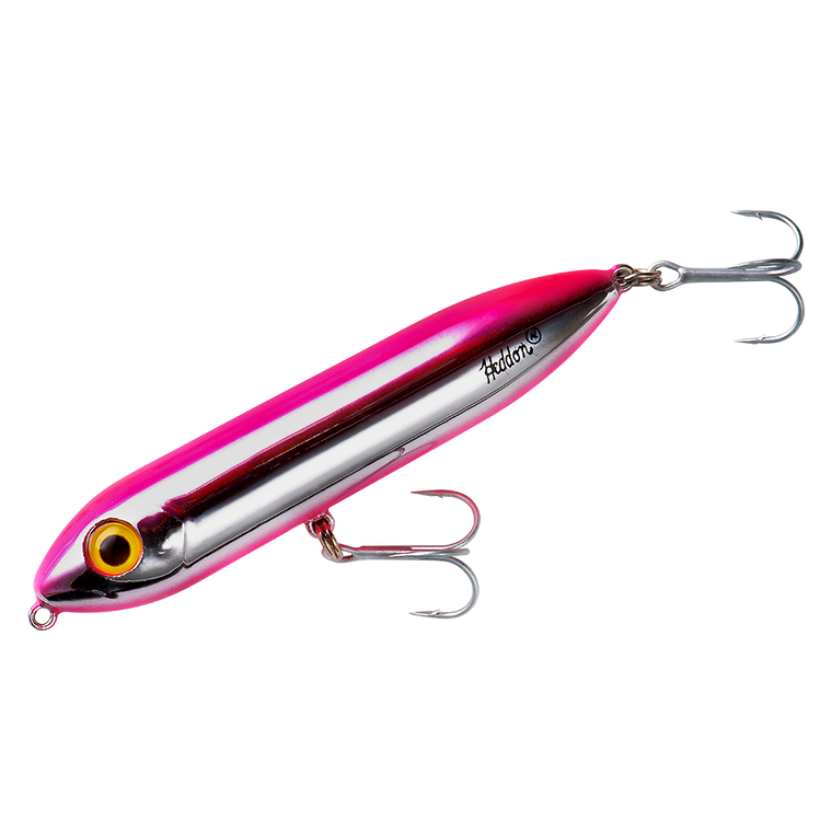 Heddon Super Spook Jr - 3.5'' Chrome/Pink