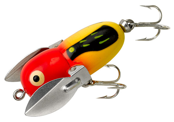 Heddon Tiny Crazy Crawler - 1.75'' Yellow Hornet
