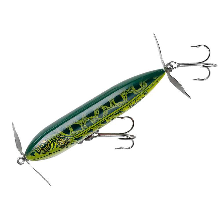 Heddon Wounded Zara Spook - 4.5'' Natural Frog