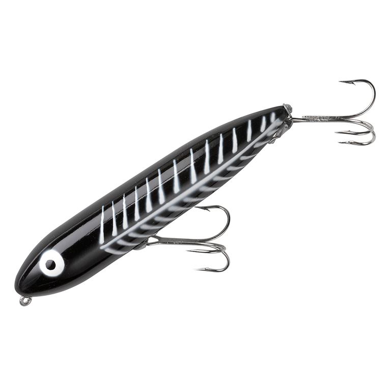 Heddon Zara Spook - 4.5'' Black Shore Minnow