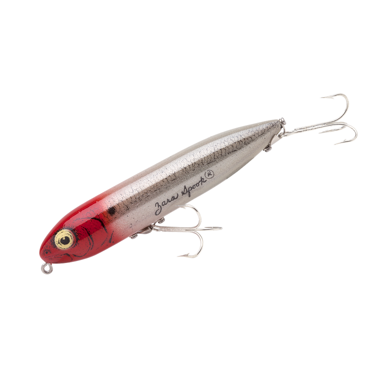 Heddon Zara Spook - 4.5'' G Fin/Red Head