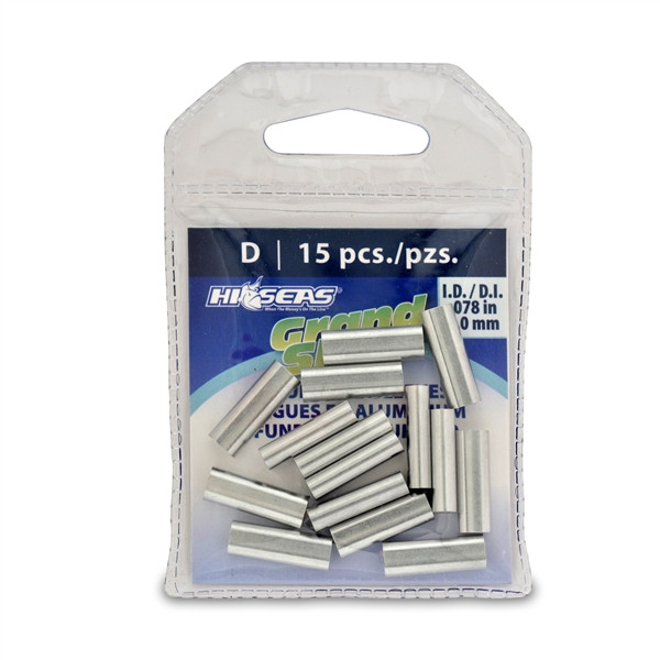 Hi-Seas Grand Slam Al Sleeve - 2.0mm ID ; 15pc