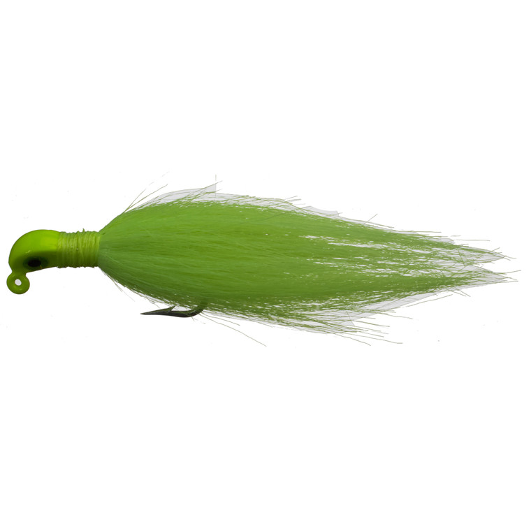 Hookup Calftail Jig - 1/8oz Chartreuse