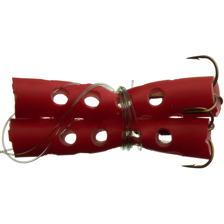J&N Dip Worm - 2pk Red