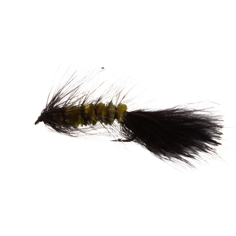 Jackson Cardinal - Wooly Bugger #8 Black Olive 2pk
