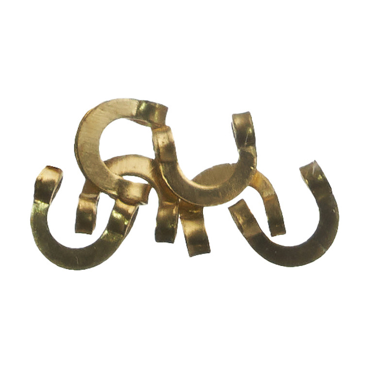 JB Lures Folded Clevis - #2 Brass 25pk