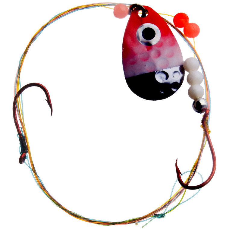 JB Lures Hot Flash - 2 Hook - #3 Pearl Red 6cd