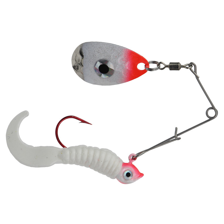 JB Lures Tadpole Spin - 1/8oz Pearl/Red