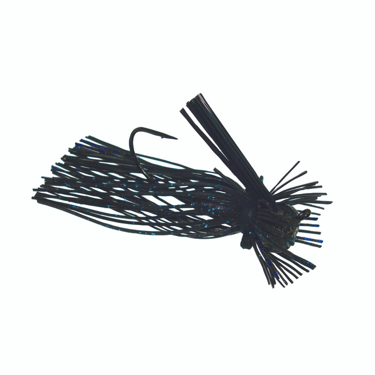 Jewel Bait - Football Jig 1/2 - Black/Blue Flash 2pk