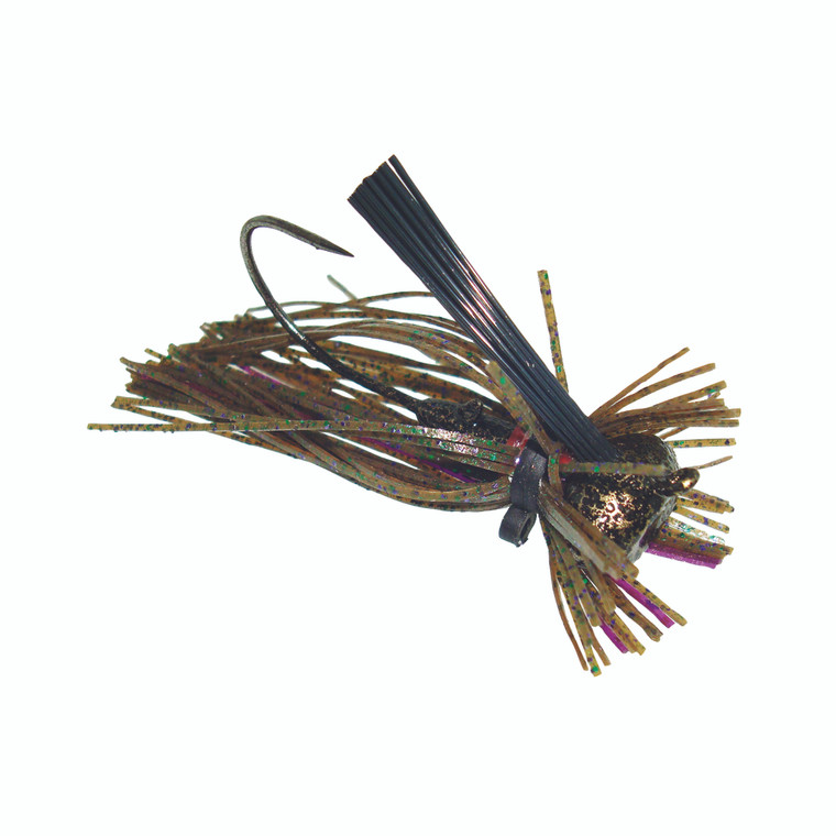 Jewel Bait - Football Jig 1/2 - Grn Pump Candy/Purp Flash