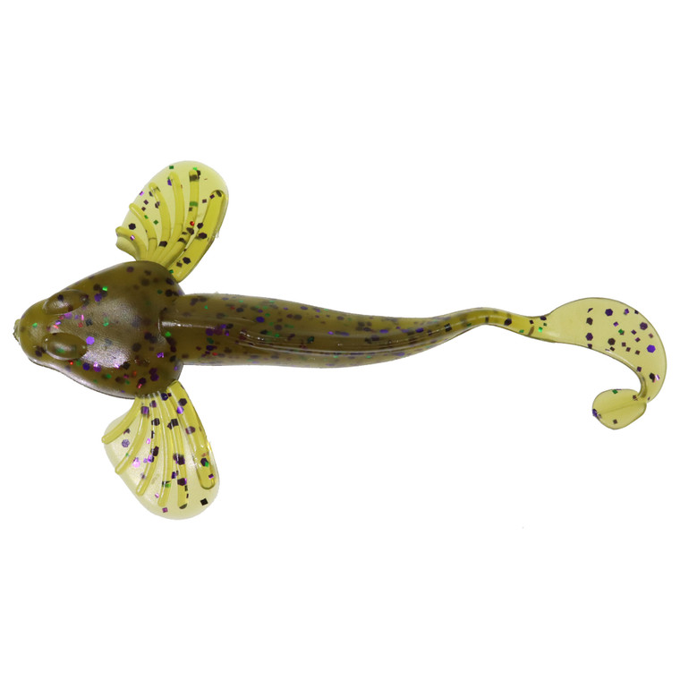 Jewel Bait - Sculpin Hypertail - 4'' Green Pumkin Candy 4pk