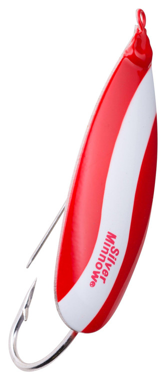 Johnson Silver Minnow - 3/4oz 2.75'' Red/White