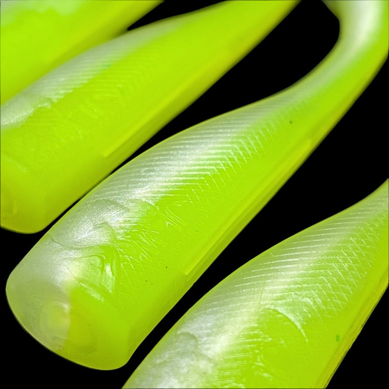 Jonah Nine Lives Paddle Tail - 4'' Chartreusicle 4pk