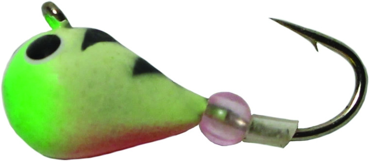 K&E Pelkie Tungsten Jighead - #10 Grglow