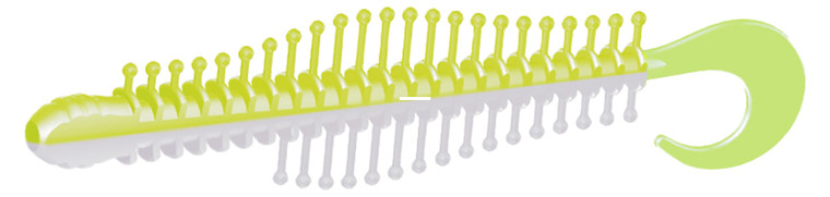 Kalins Tickle Worm - 4'' Acid Rain