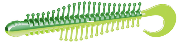 Kalins Tickle Worm - 4'' Jd Green